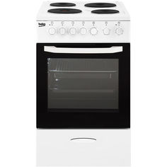 Электрическая плита BEKO CSS 46100 GW, эмаль, белый