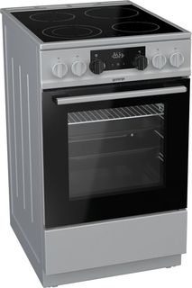 Электрическая плита GORENJE EC5341SC, стеклокерамика, серебристый