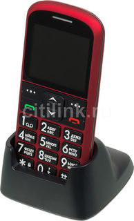 Мобильный телефон GINZZU R12D, красный