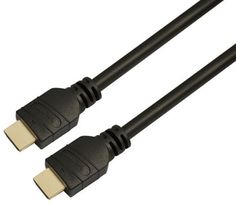 Кабель видео LAZSO WH-111, HDMI (m) - HDMI (m) , ver 2.0, 5м, GOLD черный Noname