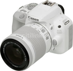 Зеркальный фотоаппарат CANON EOS 100D kit ( EF-S 18-55mm f/3.5-5.6 IS STM), белый