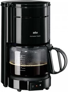 Кофеварка BRAUN KF47/1, капельная, черный [0x13211003]