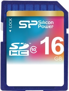 Карта памяти Silicon Power SDHC 16Гб class 10