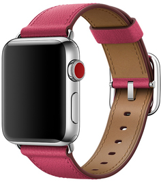 Ремешок Apple Classic для Apple Watch 38 мм (розовая фуксия)
