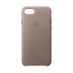 Аксессуар Чехол APPLE iPhone 7/8 Leather Case Taupe MQH62ZM/A