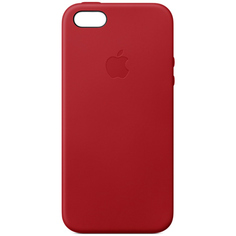 Аксессуар Чехол APPLE iPhone SE Leather Case Red MR622ZM/A