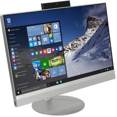 Моноблок Lenovo IdeaCentre AIO 520-22IKU MS Silver F0D5000MRK (Intel Pentium 4415U 2.3 GHz/4096Mb/1000Gb/AMD Radeon 530 2048Mb/Wi-Fi/Bluetooth/Cam/21.5/1920x1080/Windows 10 Home 64-bit)