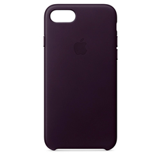 Аксессуар Чехол APPLE iPhone 7/8 Leather Case Dark Aubergine MQHD2ZM/A