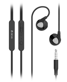 Devia D2 Ripple In-Ear Headphones Black