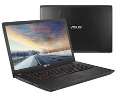 Ноутбук ASUS ROG FX753VD-GC482 90NB0DM3-M08390 (Intel Core i5-7300HQ 2.5 GHz/12288Mb/1000Gb + 128Gb SSD/DVD-RW/nVidia GeForce GTX 1050 2048Mb/Wi-Fi/Cam/17.3/1920x1080/Endless)