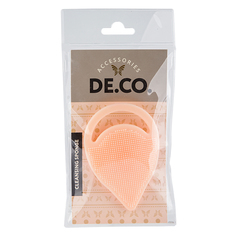 Спонж для очищения лица `DE.CO.` силиконовый Deco