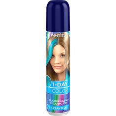 Спрей для волос оттеночный VENITA 1-DAY COLOR тон Ocean Blue морская волна 50 мл