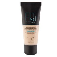 Крем тональный для лица `MAYBELLINE` FIT ME тон 110 слоновая кость
