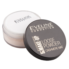 Пудра рассыпчатая для лица `EVELINE` ART PROFESSIONAL MAKE-UP тон 01 Transparent матирующая 20 гр