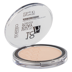 Пудра компактная для лица `CATRICE` MADE TO STAY матирующая тон 015 vanilla beige матирующая