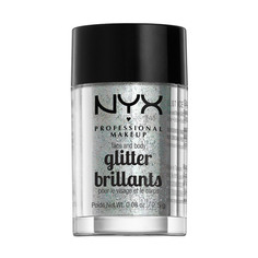 Глиттер для лица и тела `NYX PROFESSIONAL MAKEUP` GLITTER BRILLANTS тон 07 ice