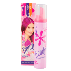 Мусс для волос красящий `VENITA` TRENDY COLOR тон 32 (розовый) 75 мл
