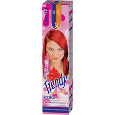 Мусс для волос красящий `VENITA` TRENDY COLOR тон 34 (ясно-красный) 75 мл