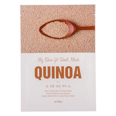 Маска для лица APIEU MY SKIN-FIT SHEET MASK с экстрактом киноа для эластичности кожи 25 г A'pieu