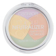 Пудра компактная для лица `CATRICE` COLOUR NEUTRALIZER корректирующая цвет