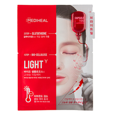 Маска для лица `MEDIHEAL` LIGHT 2-х ступенчатая с глутатионом 27 мл