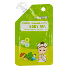 Гель для душа `SHINETREE` освежающий 20 г