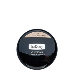 Пудра компактная для лица `ISADORA` VELVET TOUCH тон 14