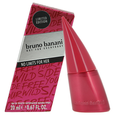 Туалетная вода `BRUNO BANANI` NO LIMITS (жен.) 20 мл