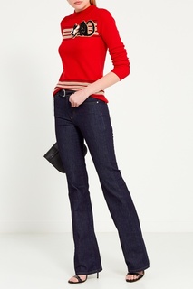 Синие расклешенные джинсы Red Valentino