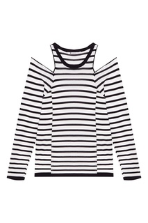 Джемпер с вырезами на плечах T by Alexander Wang