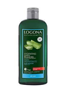 Шампунь Logona для увлажнения волос  с Био-Алоэ Вера, 250 мл