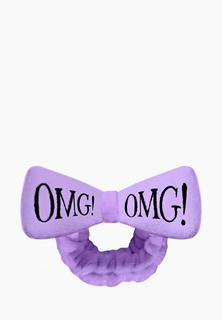 Повязка Double Dare OMG! для фиксации волос во время косметических процедур, сиреневая