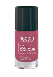 Лак для ногтей Neobio №03 5-FREE, с аргановым маслом. "Чудесный коралл"