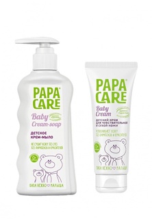 Набор для ухода за телом Papa Care Крем-мыло для детей 150 мл + крем для чувствительной кожи 100 мл  ИН