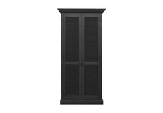 Шкаф concorde cabinet (gramercy) черный 115x232x59 см.