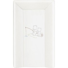 Матраc пеленальный Ceba Baby 70 см мягкий с изголовьем Papa Bear white W-103-004-100