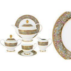 Чайный сервиз 23 предмета на 6 персон Midori Розовый берег (MI2-K6071-Y6/23B-Al)