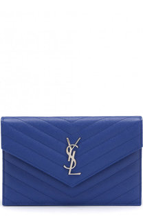 Сумка Monogram Envelope mini из стеганой кожи Saint Laurent