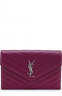 Сумка Monogram Envelope mini из стеганой кожи Saint Laurent