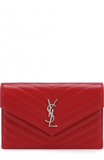 Сумка Monogram Envelope mini из стеганой кожи Saint Laurent