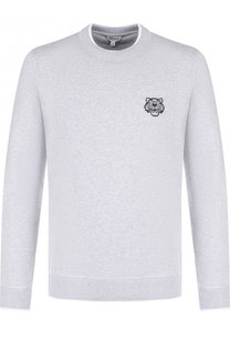 Хлопковый свитшот с аппликацией Kenzo