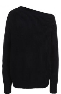 Однотонный пуловер из смеси хлопка и акрила Dries Van Noten