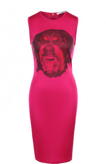 Платье-футляр из вискозы без рукавов Givenchy