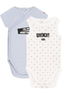 Хлопковый комплект из двух боди Givenchy