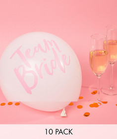 10 воздушных шаров с принтом Team Bride Ginger Ray - Мульти