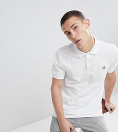 Белое зауженное поло Fred Perry - Белый