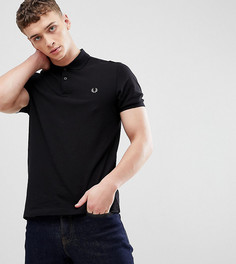 Черное узкое поло Fred Perry - Черный