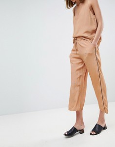 Широкие брюки с принтом Moss Copenhagen - Рыжий
