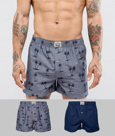 Набор из 2 тканых боксеров-брифов Levis - Темно-синий