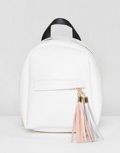 Рюкзак с кисточками Yoki Fashion - Белый